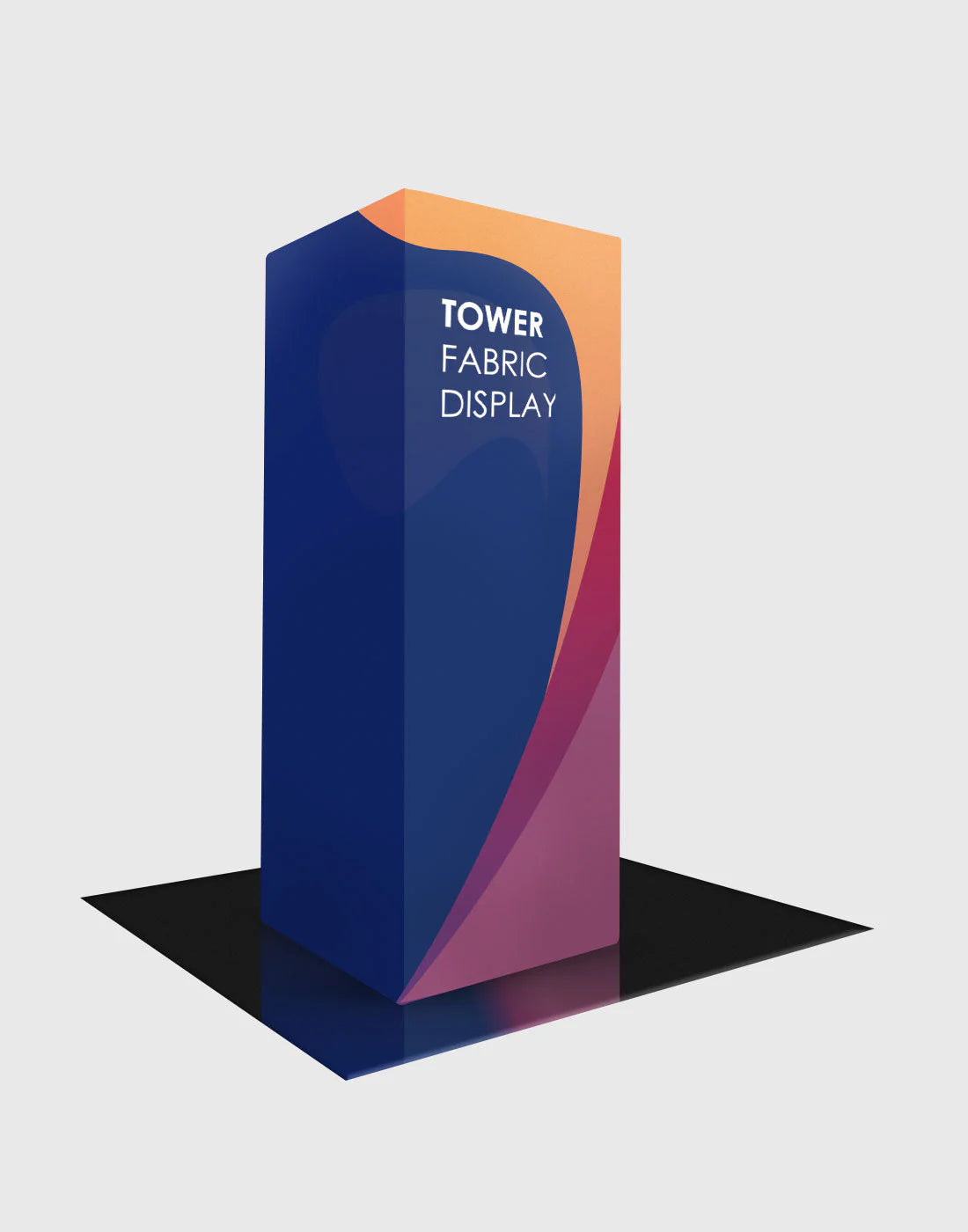 Modular EZ Cubic Fabric Tower Display