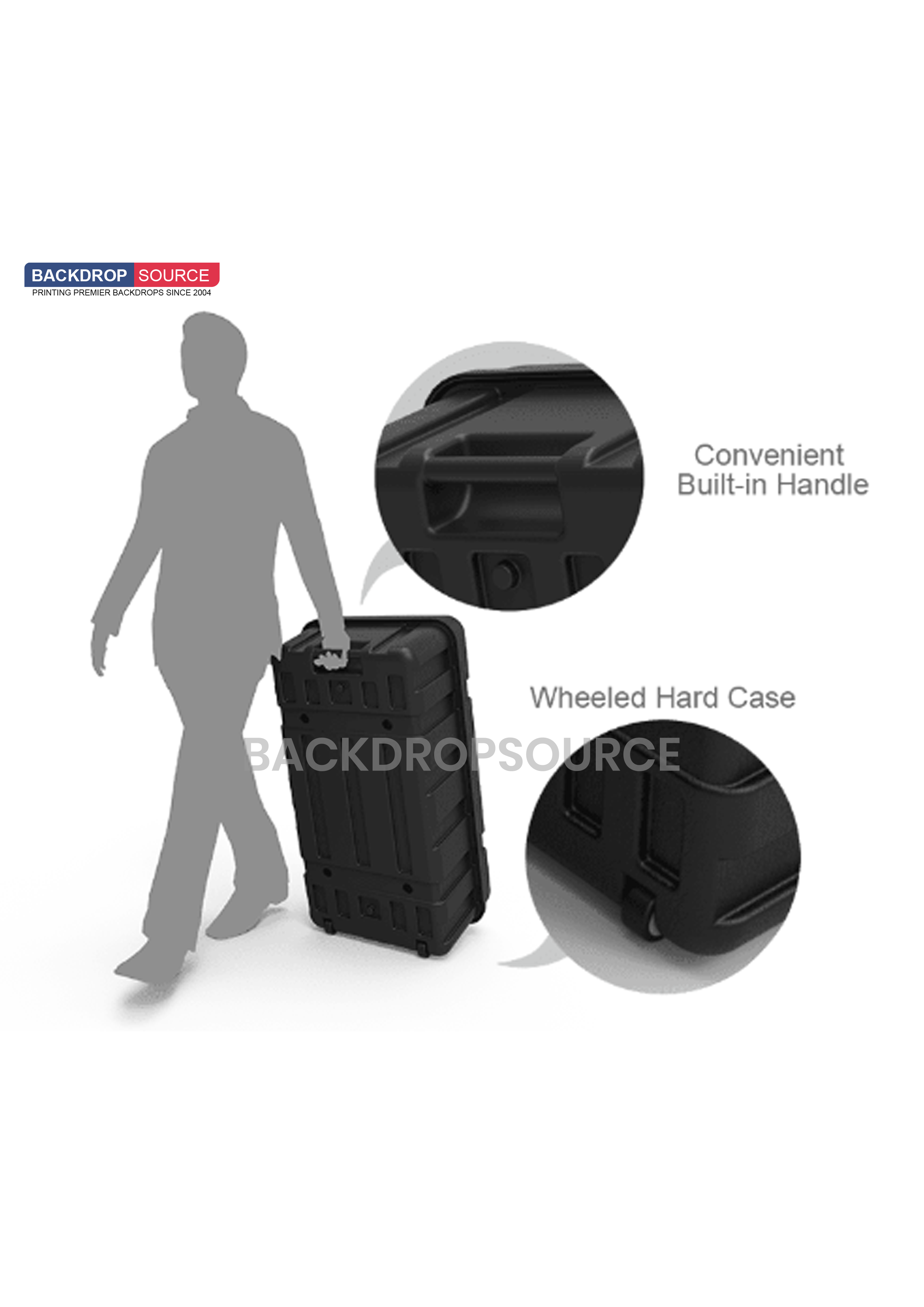 3m Exhibit Kit: Straight Back Wall & Waterfall Shelving Booth