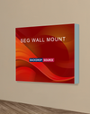 Wall-Mounted SEG Fabric display - 100mm Depth