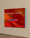 Wall-Mounted SEG Fabric display - 120mm Depth