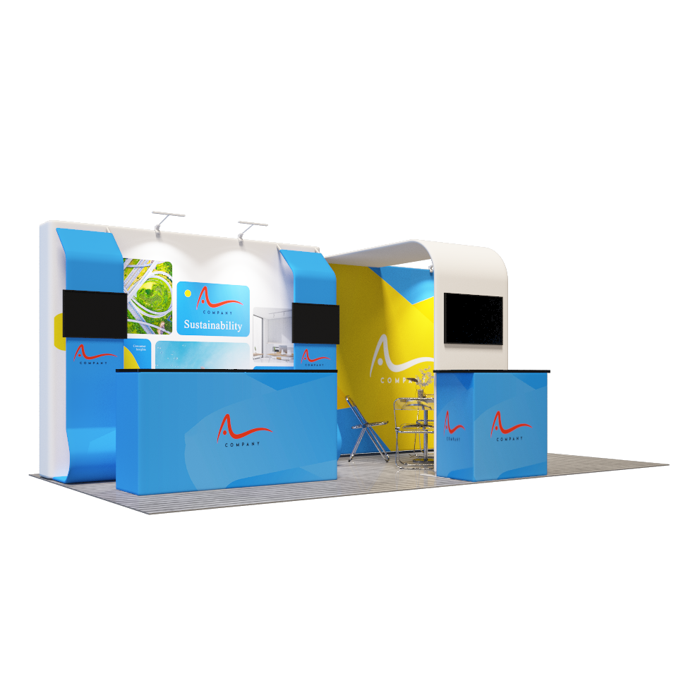 Portable Exhibit Display 6m x 3m - Model 20