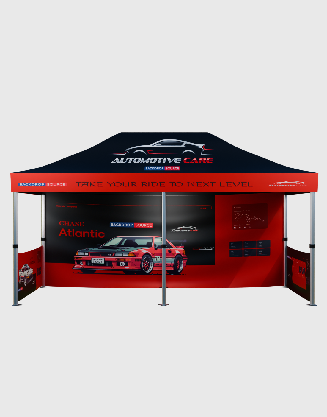 Heavy duty Custom Canopy Tent (6m W x 3m H)