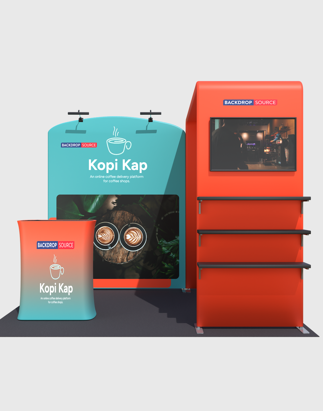 Portable Exhibit Display 3m x 3m - Model 37