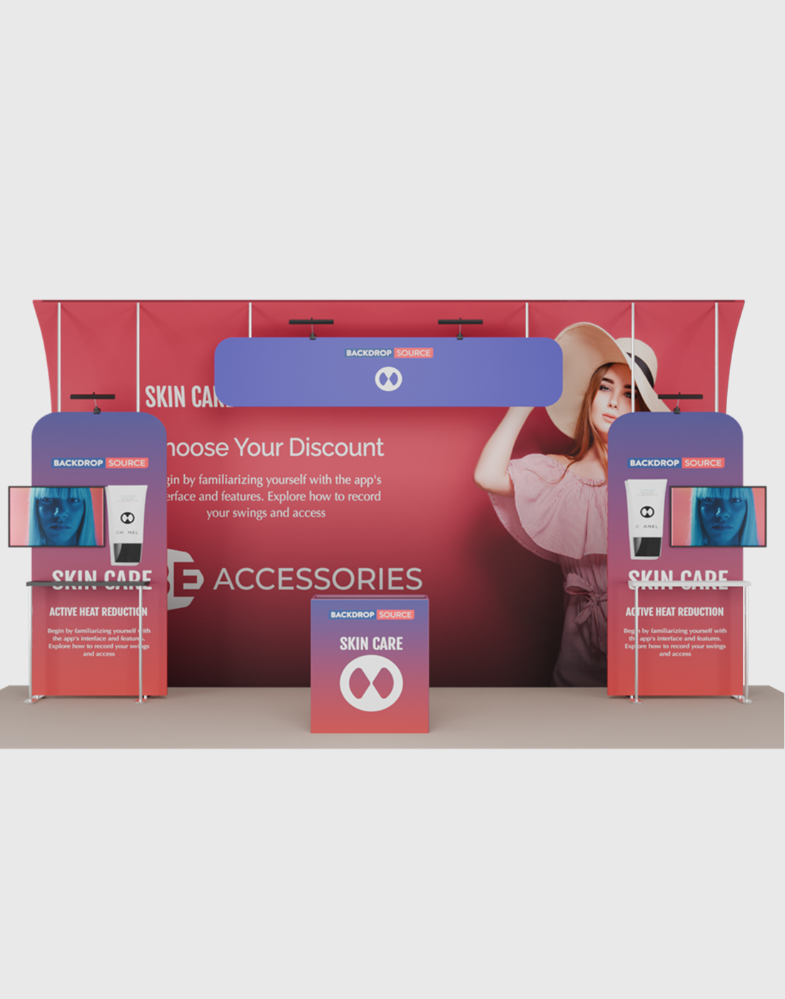 Portable Exhibit Display 6m x 3m - Model 15