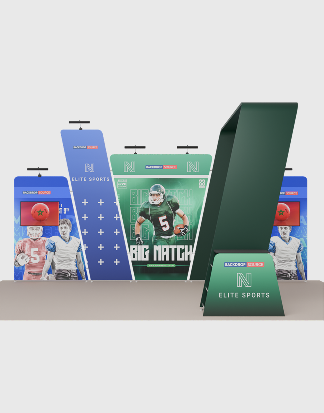 Portable Exhibit Display 6m x 3m - Model 16