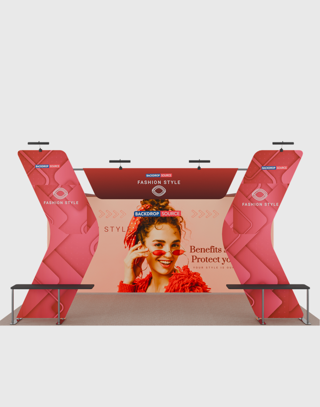 Portable Exhibit Display 6m x 3m - Model 17