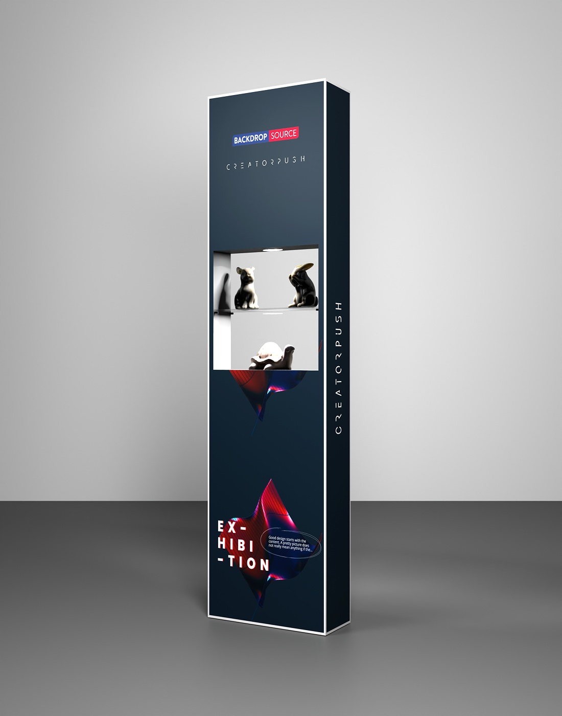 SEG Popup - Internal Showcase with Recessed Led Ring