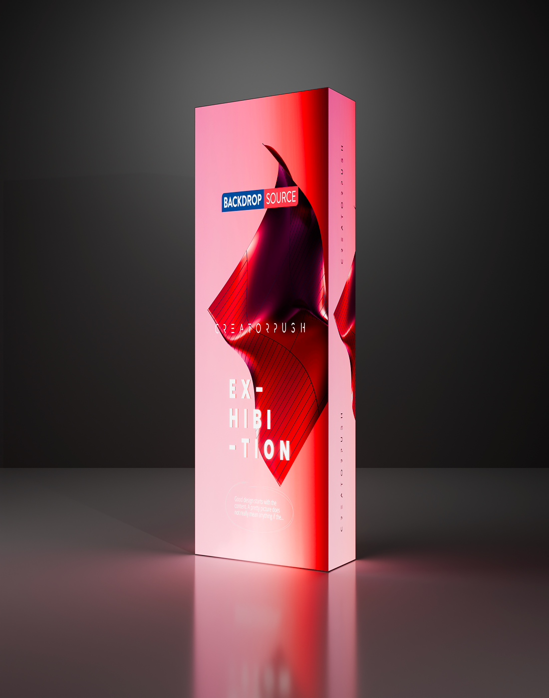 Backlit SEG Pop-Up Straight Display