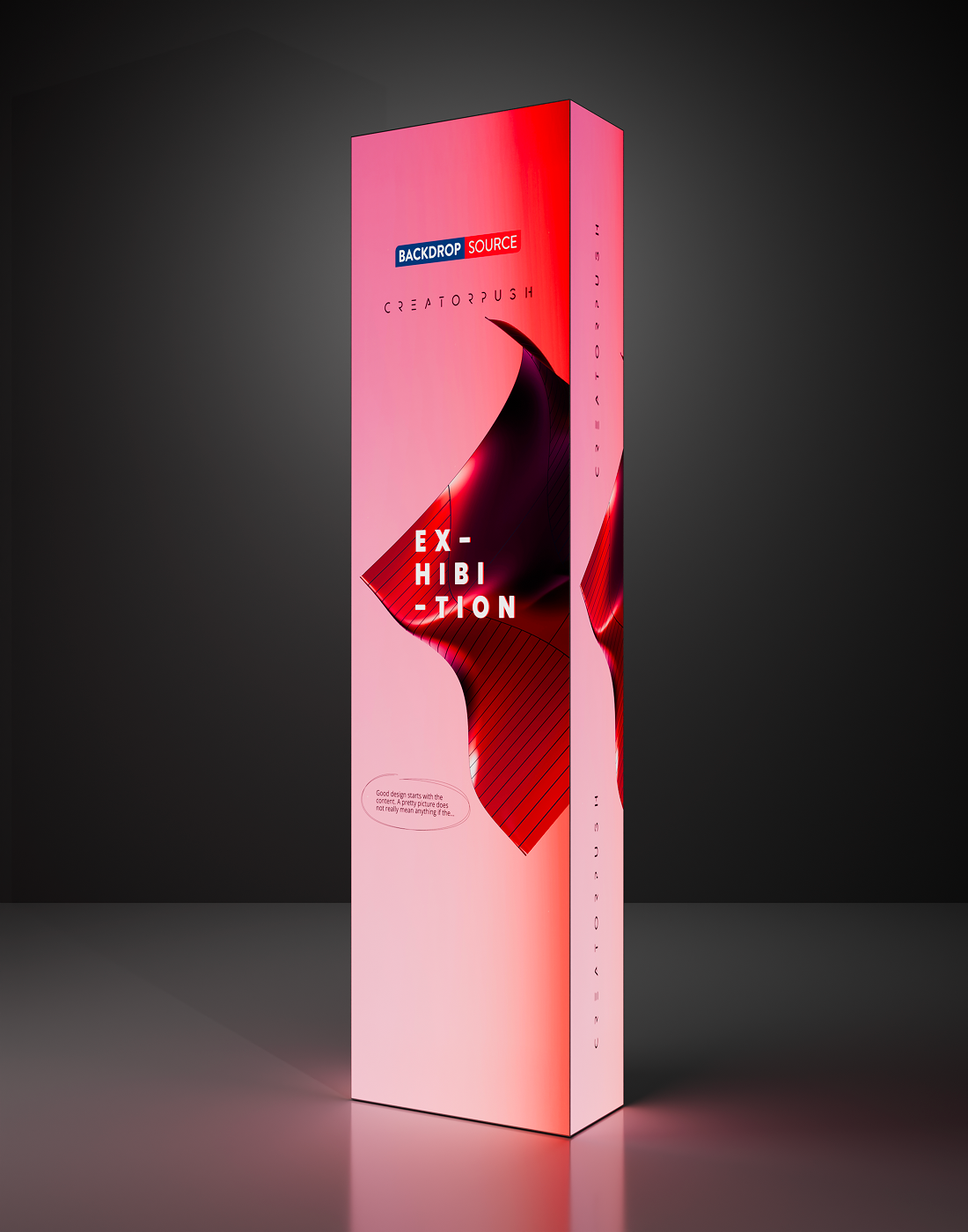 Backlit SEG Pop-Up Straight Display