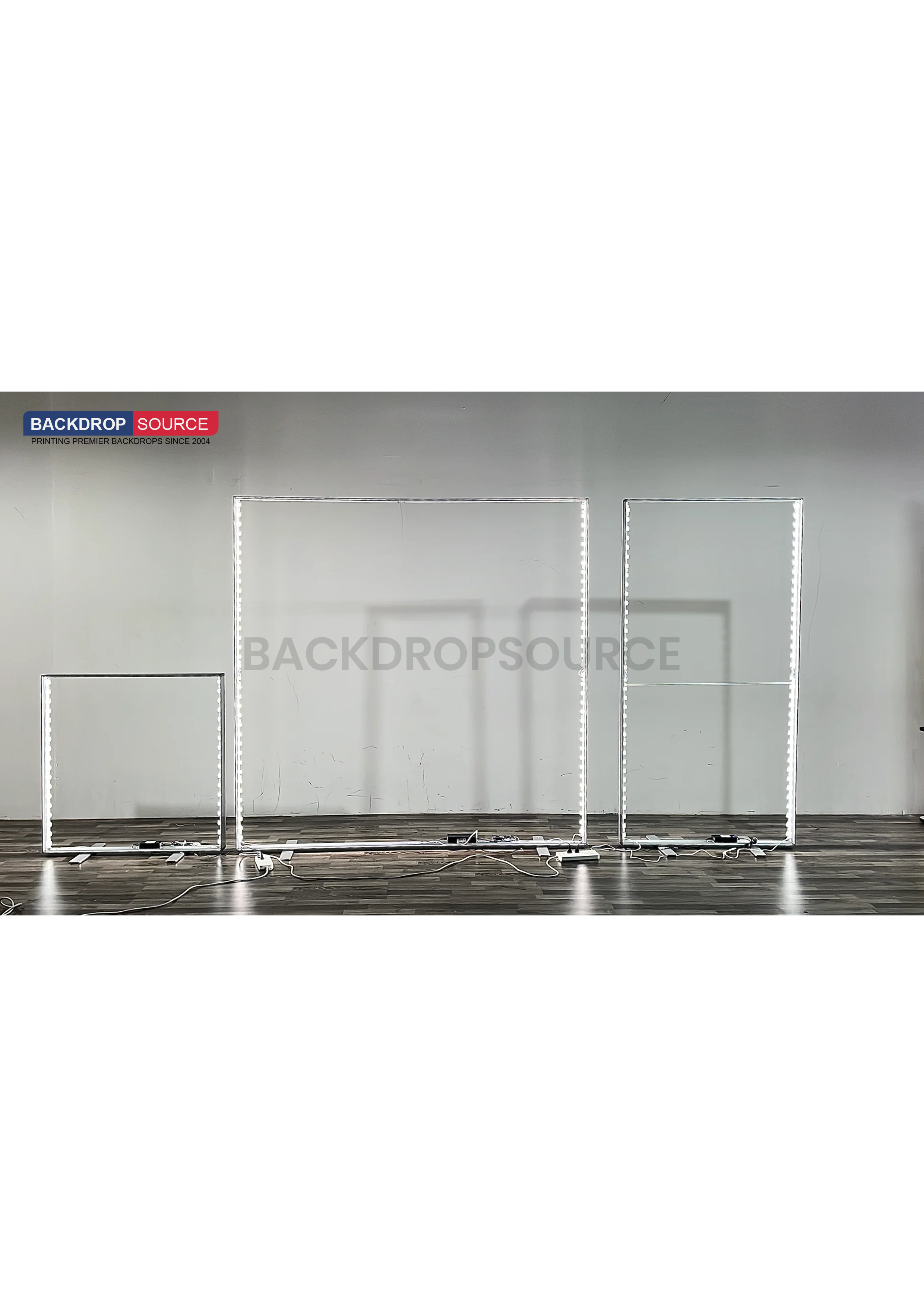 SEG Frameless Fabric Led Light Box Display - 0.85m W x  2m H