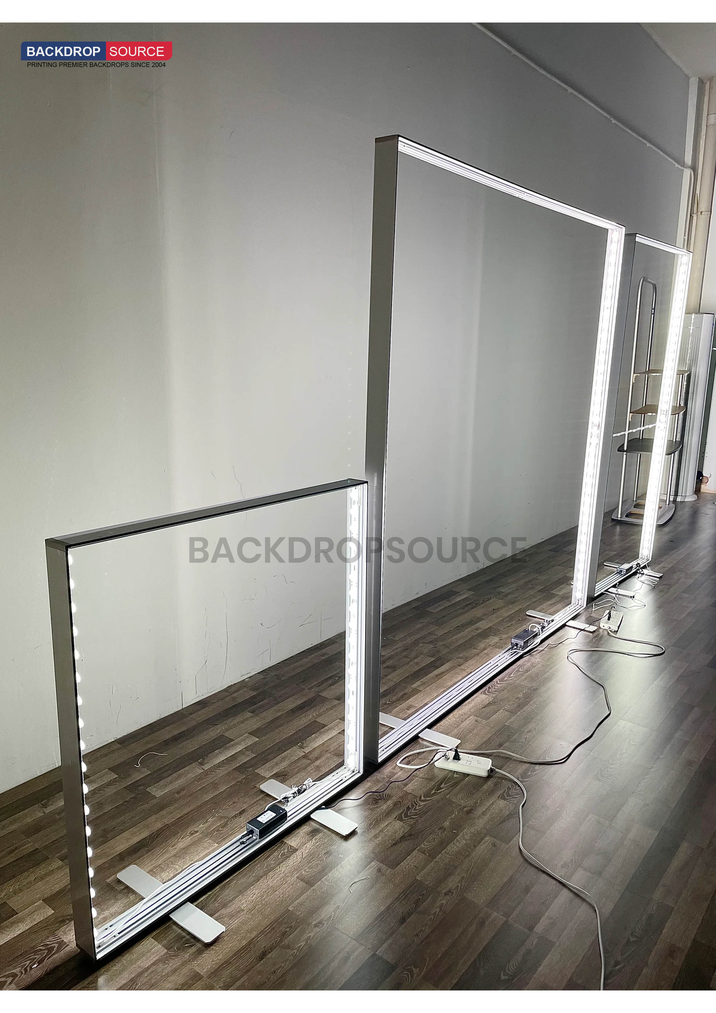 SEG Frameless Fabric Led Light Box Display - 0.85m W x  2m H