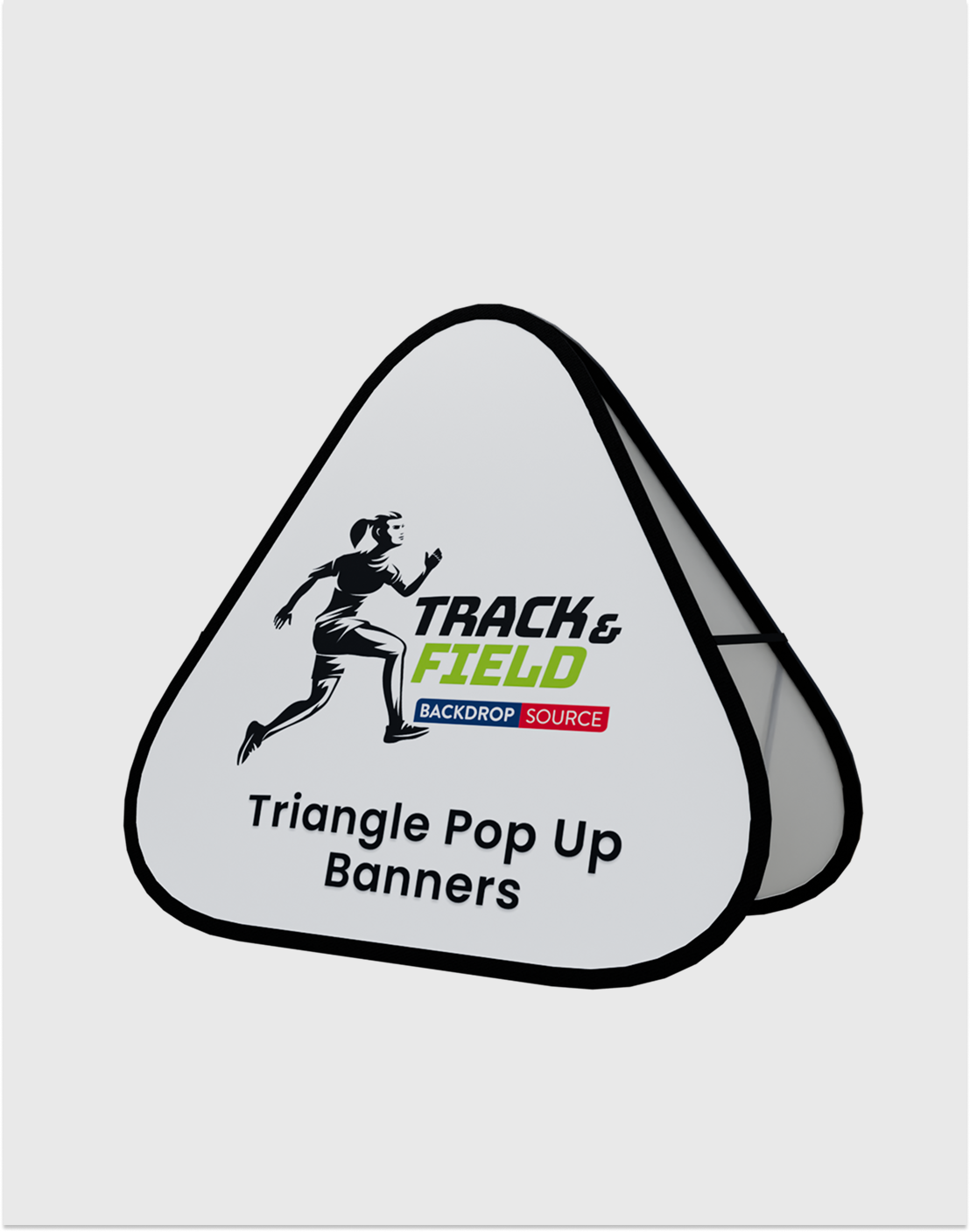 Triangle Pop Up Banners ( Double Side Printed)