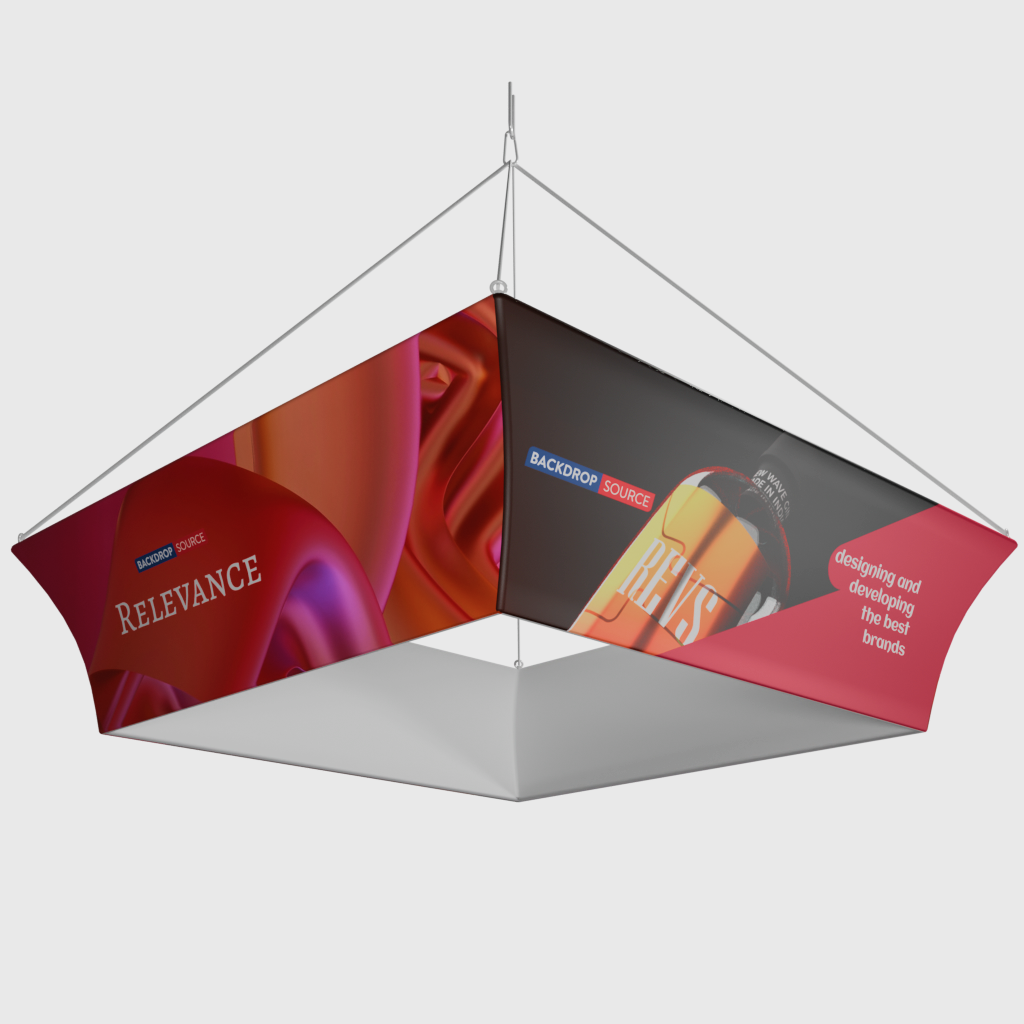 Tapered Square Hanging Display