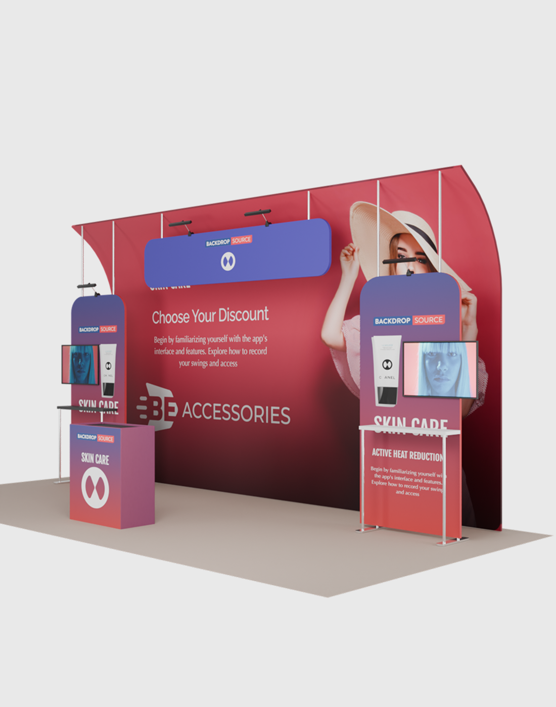 Portable Exhibit Display 6m x 3m - Model 15