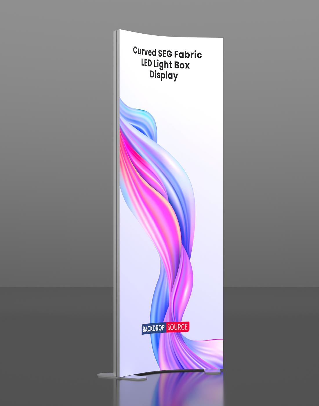 Curved SEG Fabric LED Light Box Display