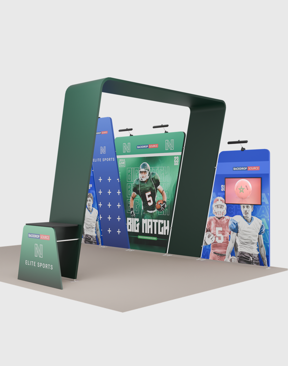 Portable Exhibit Display 6m x 3m - Model 16