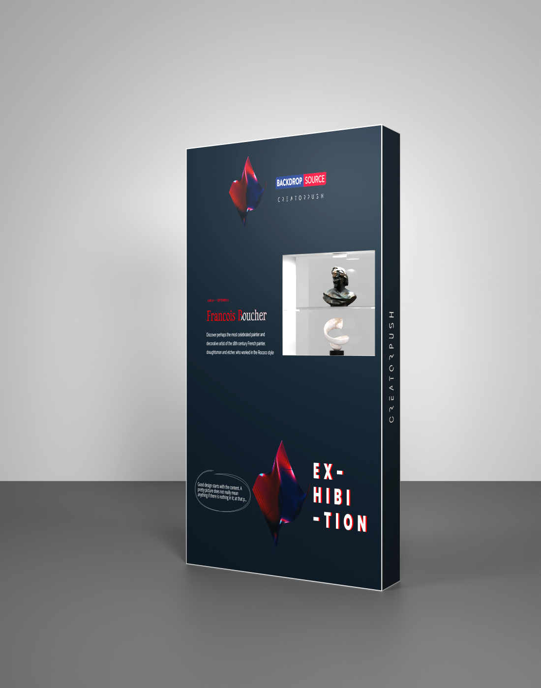 SEG Popup - Internal Showcase with Recessed Led Ring