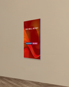 Wall-Mounted SEG Fabric display - 20mm Depth