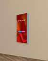 Wall-Mounted SEG Fabric display - 100mm Depth