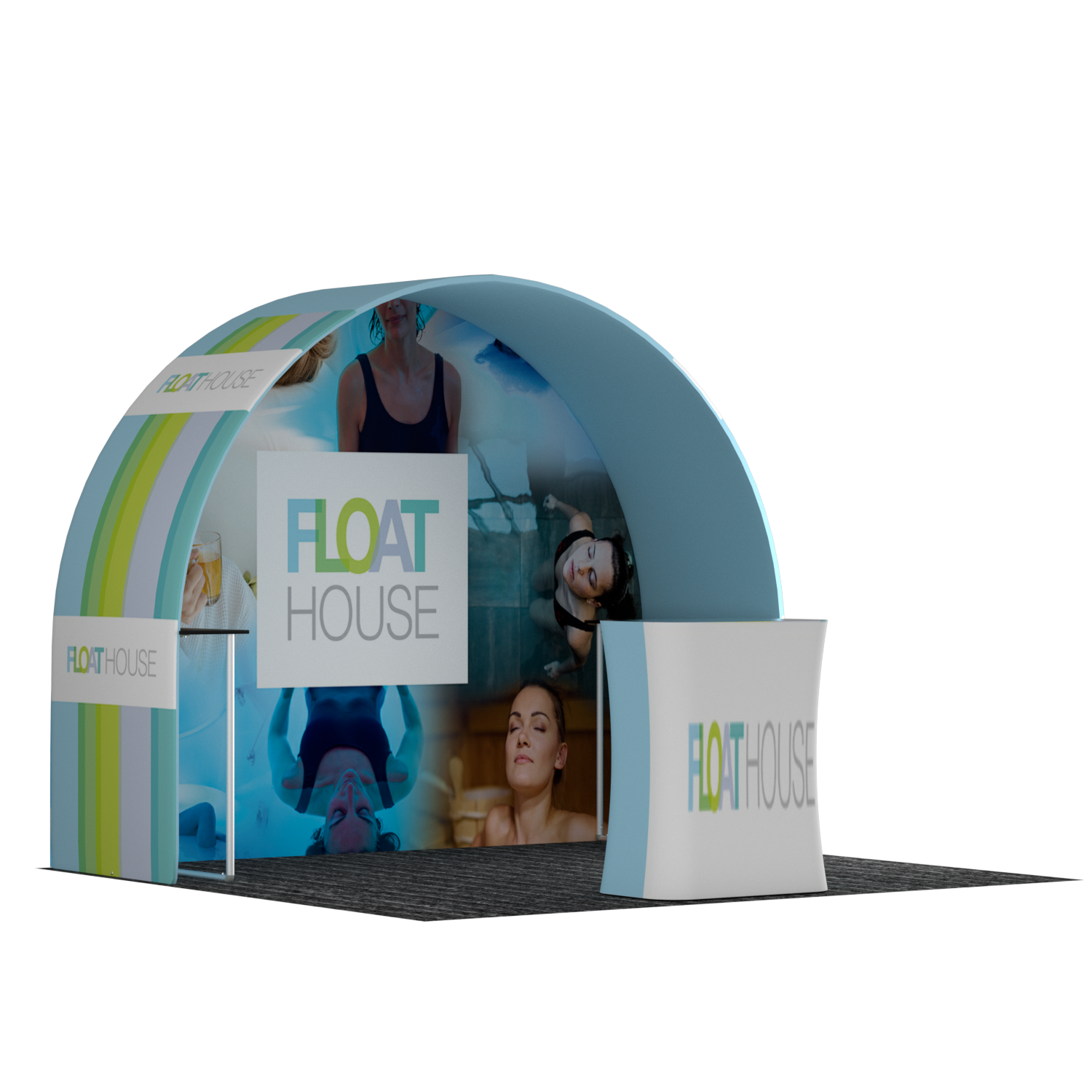 Portable Exhibit Display 3m x 3m - Model 27