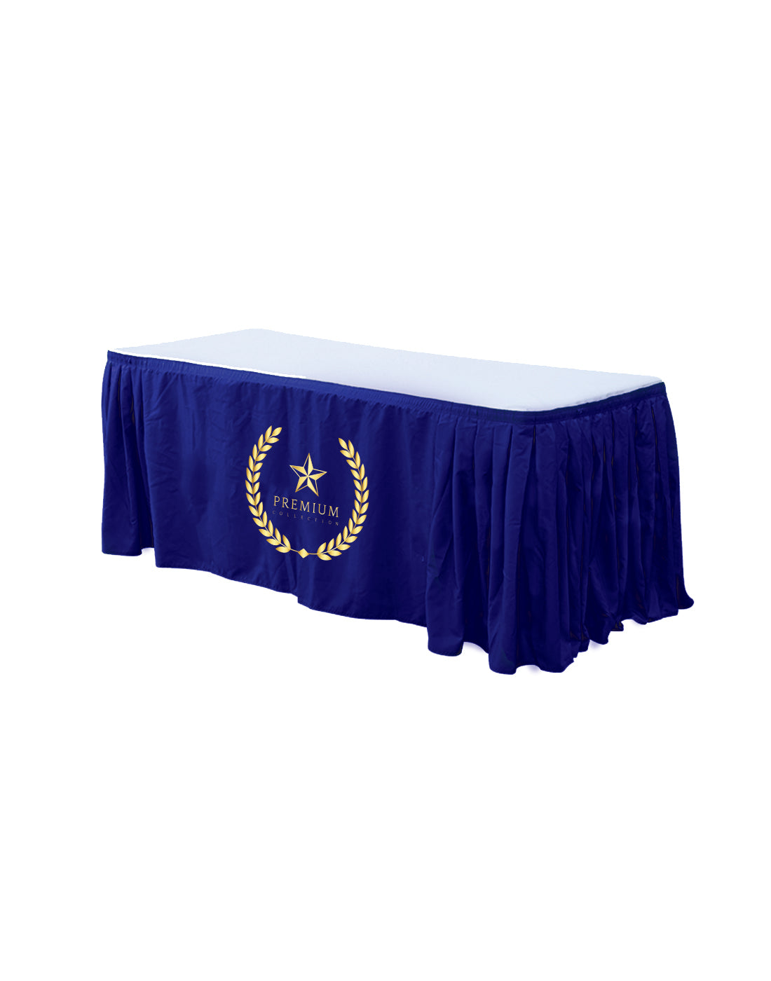 Custom Fitted Table Skirts without Top