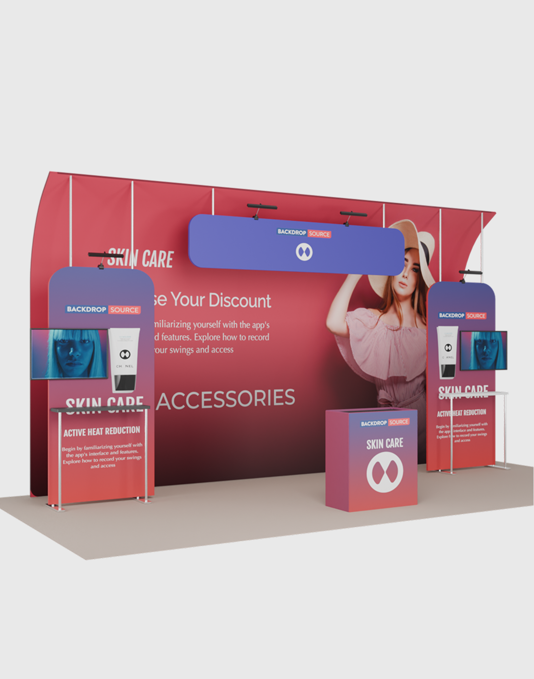 Portable Exhibit Display 6m x 3m - Model 15