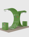 Portable Exhibit Display 3m x 6m - Model 3