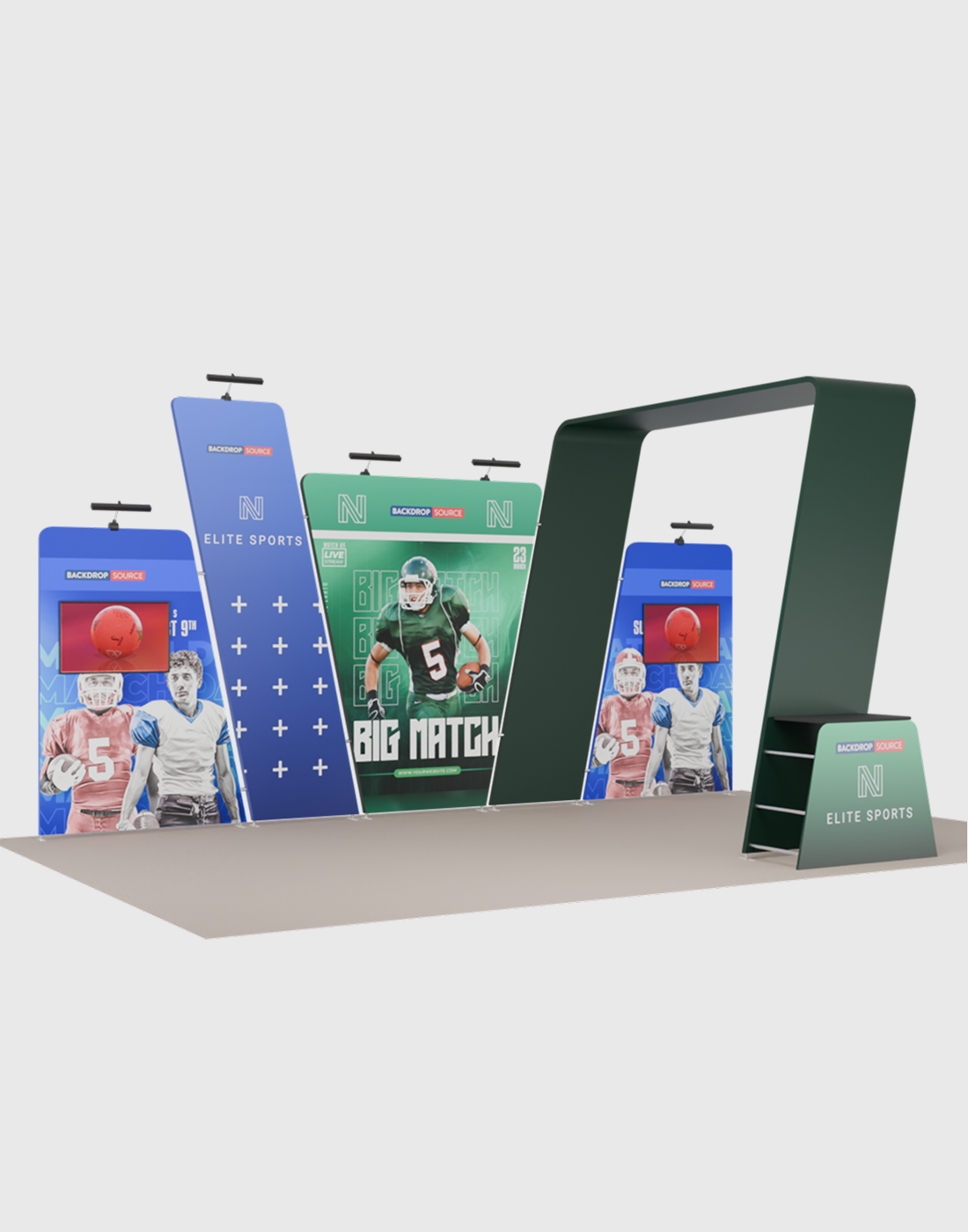 Portable Exhibit Display 6m x 3m - Model 16
