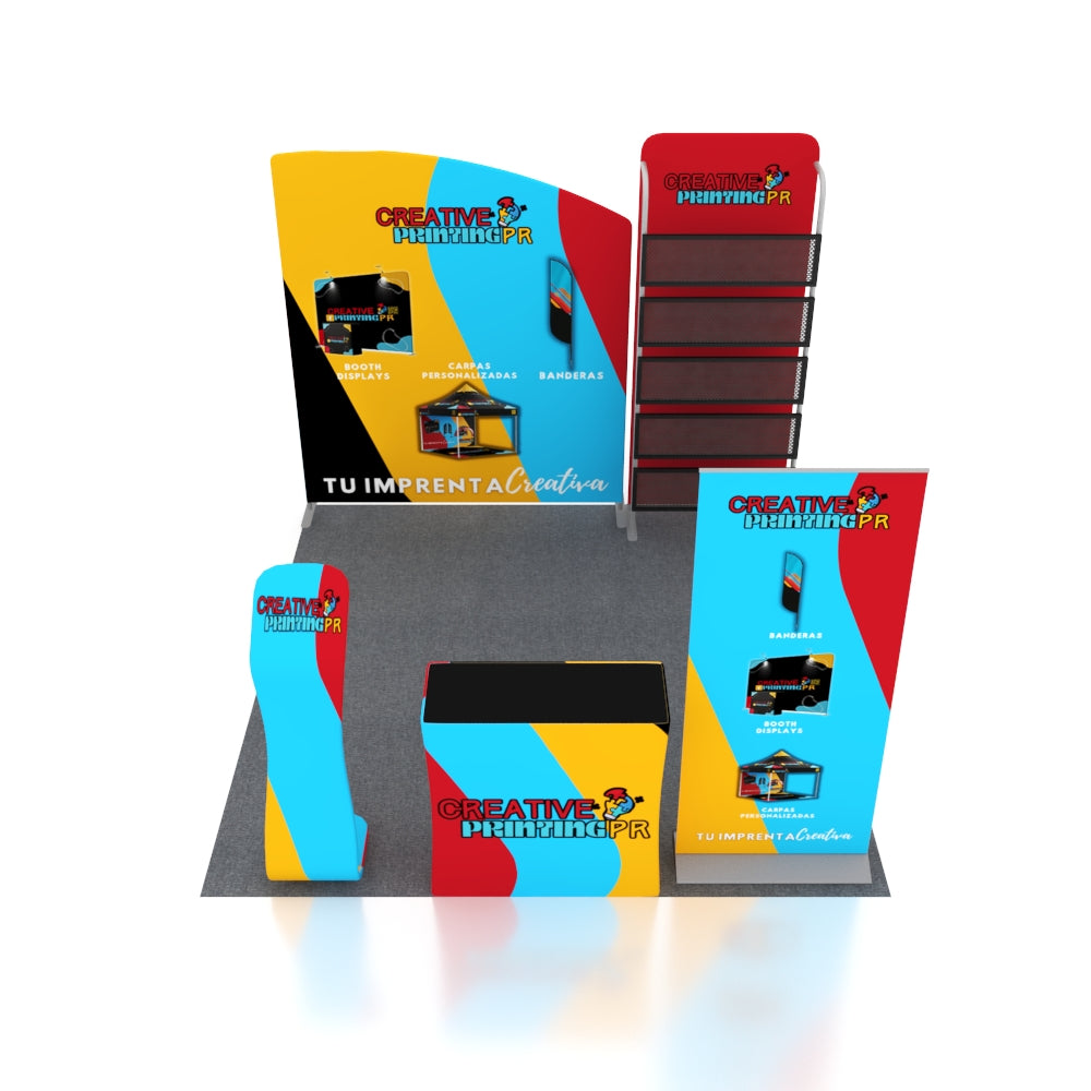 Portable Exhibit Display 3m x 3m - Model 17
