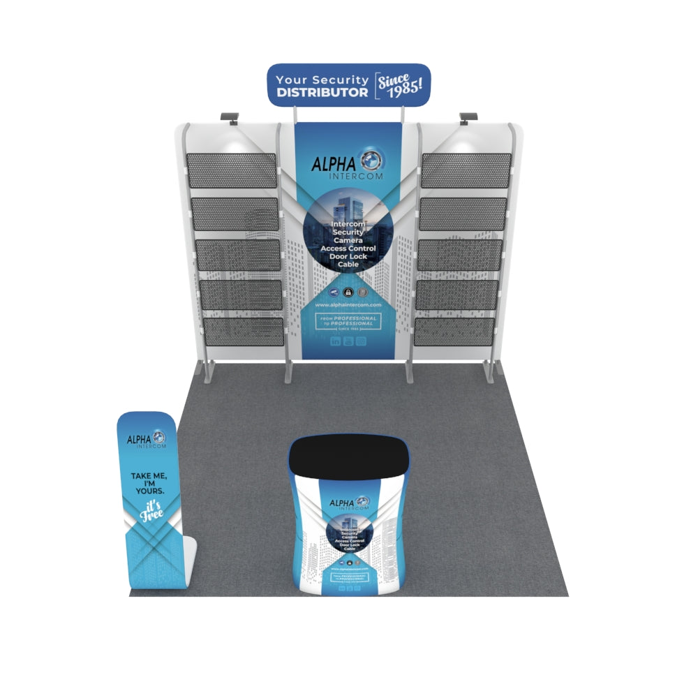 Portable Exhibit Display 3m x 3m - Model 21