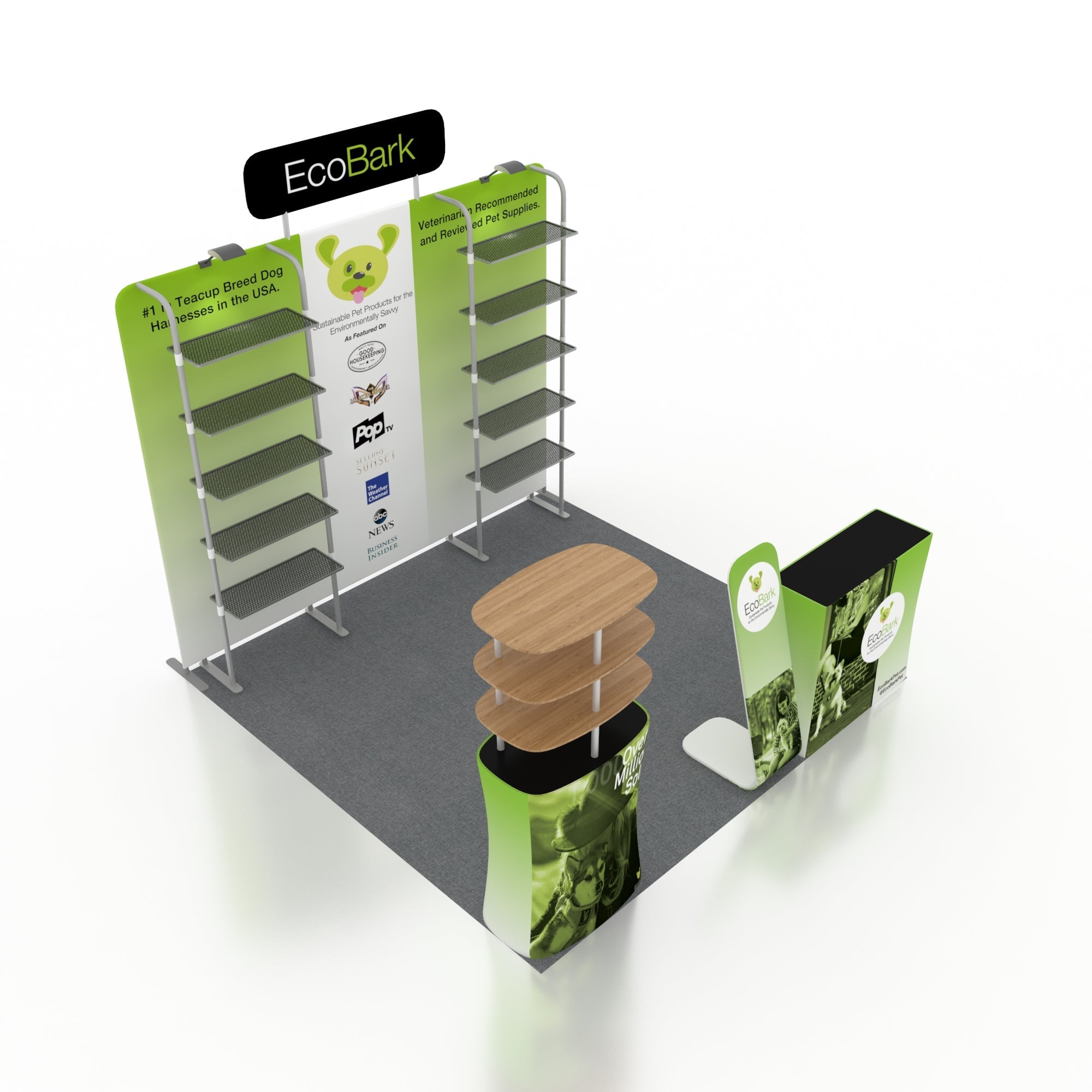 Portable Exhibit Display 3m x 3m - Model 19