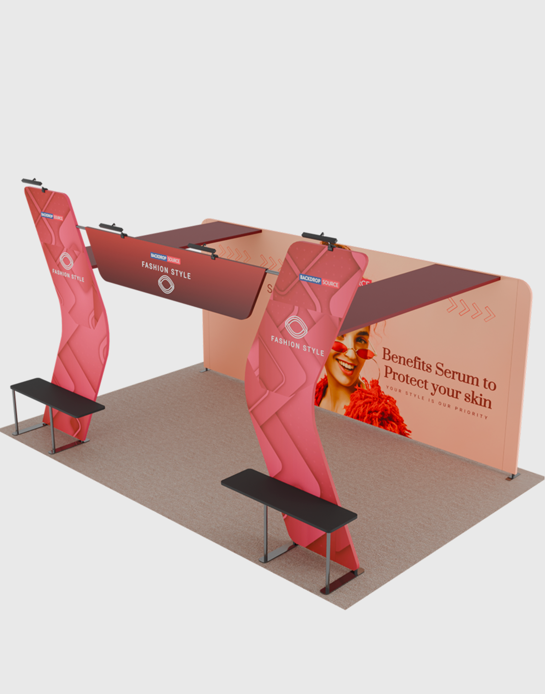 Portable Exhibit Display 6m x 3m - Model 17