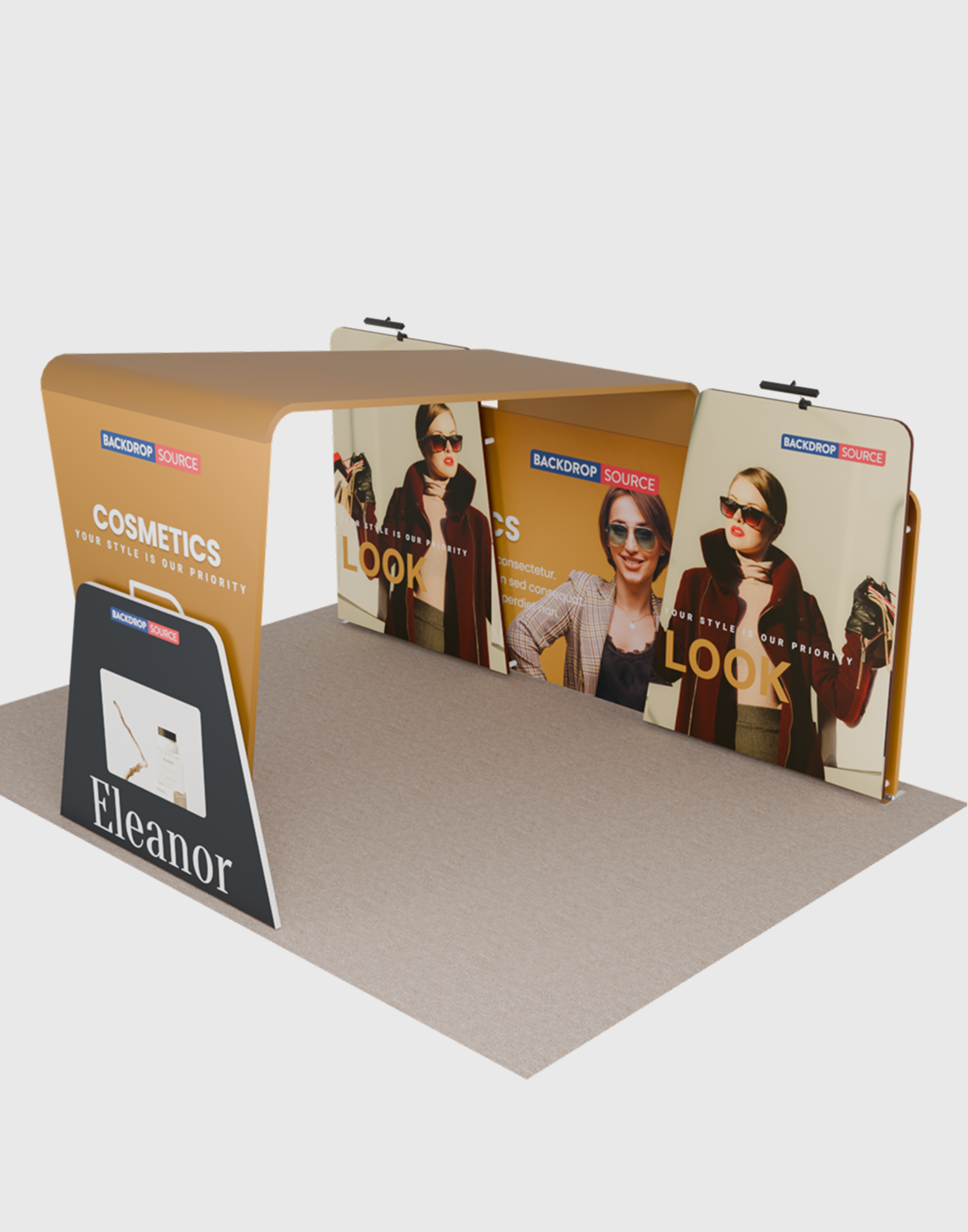 Portable Exhibit Display 6m x 3m - Model 14