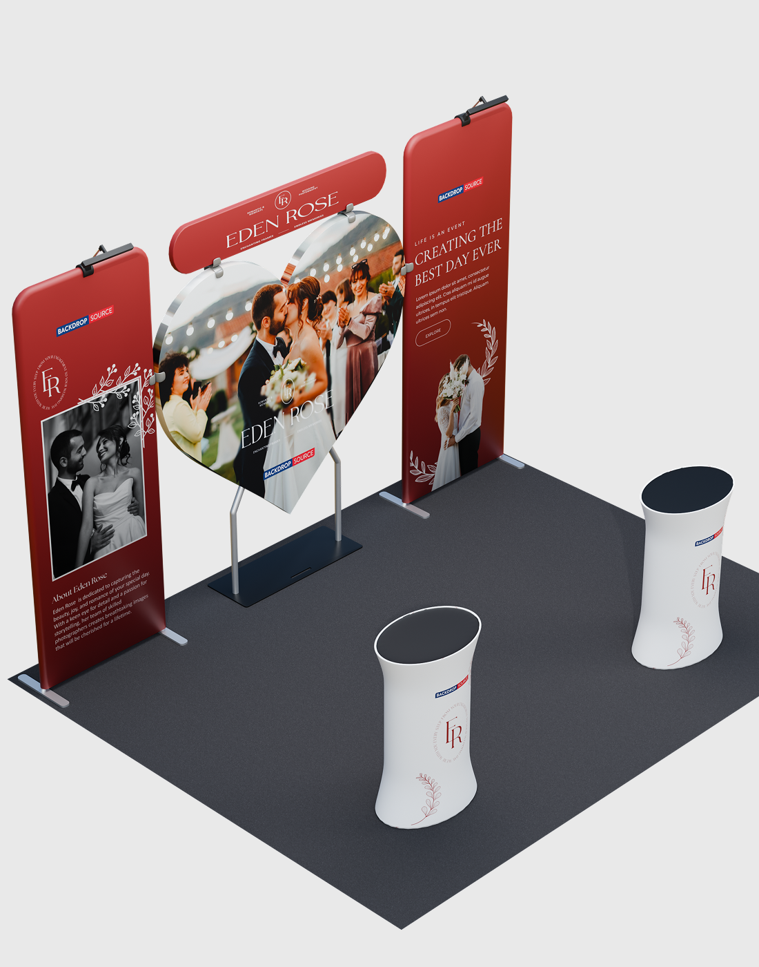 Portable Exhibit Display 3m x 3m - Model 38