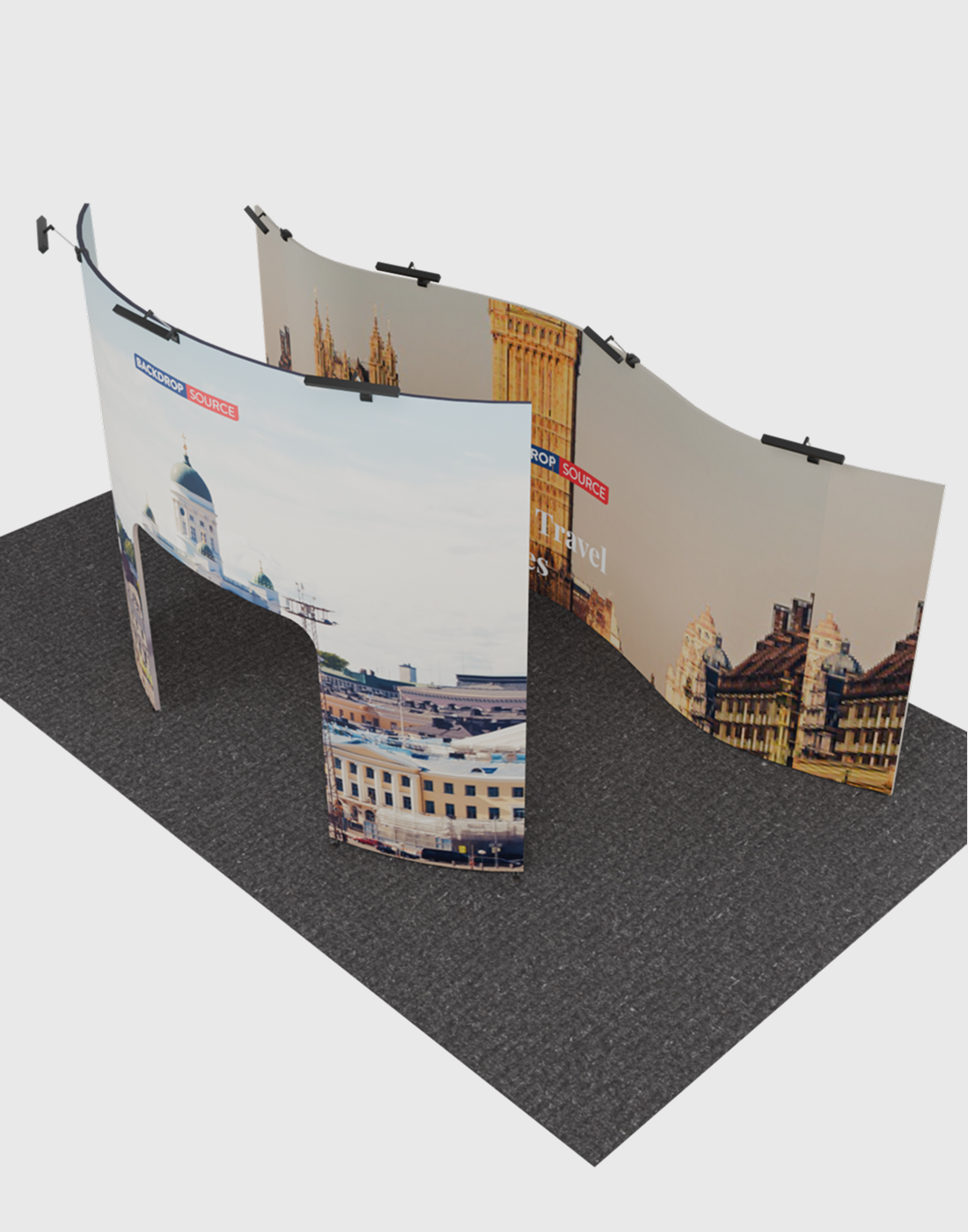 Portable Exhibit Display 6m x 3m - Model 21