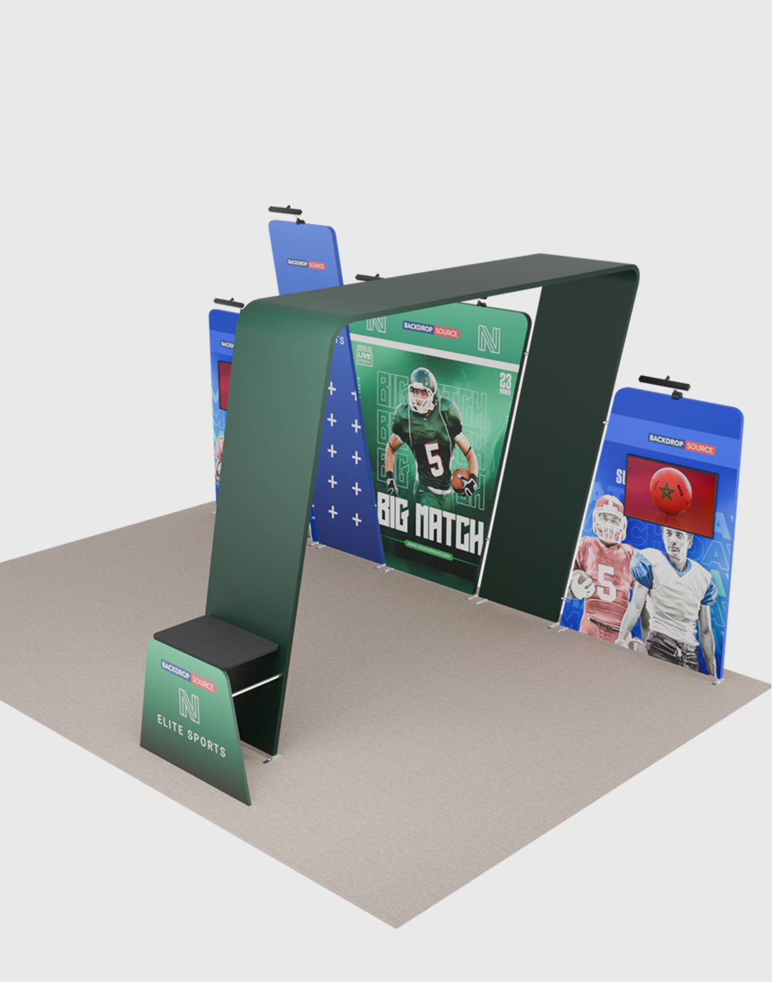 Portable Exhibit Display 6m x 3m - Model 16