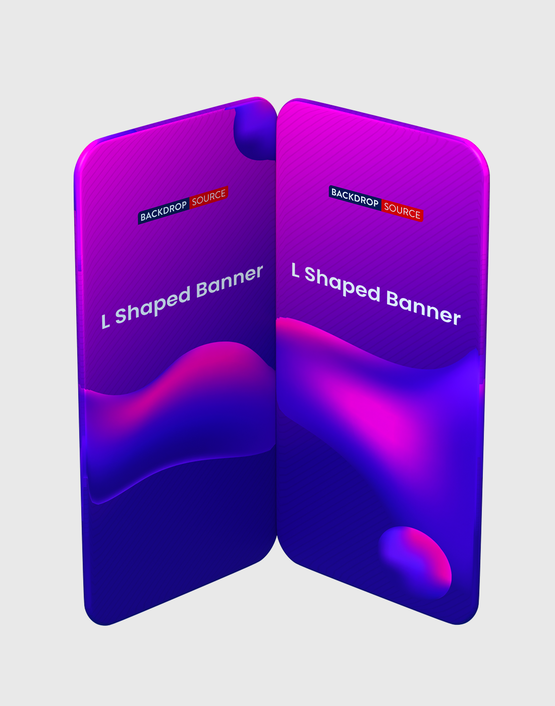 L Shaped Banner