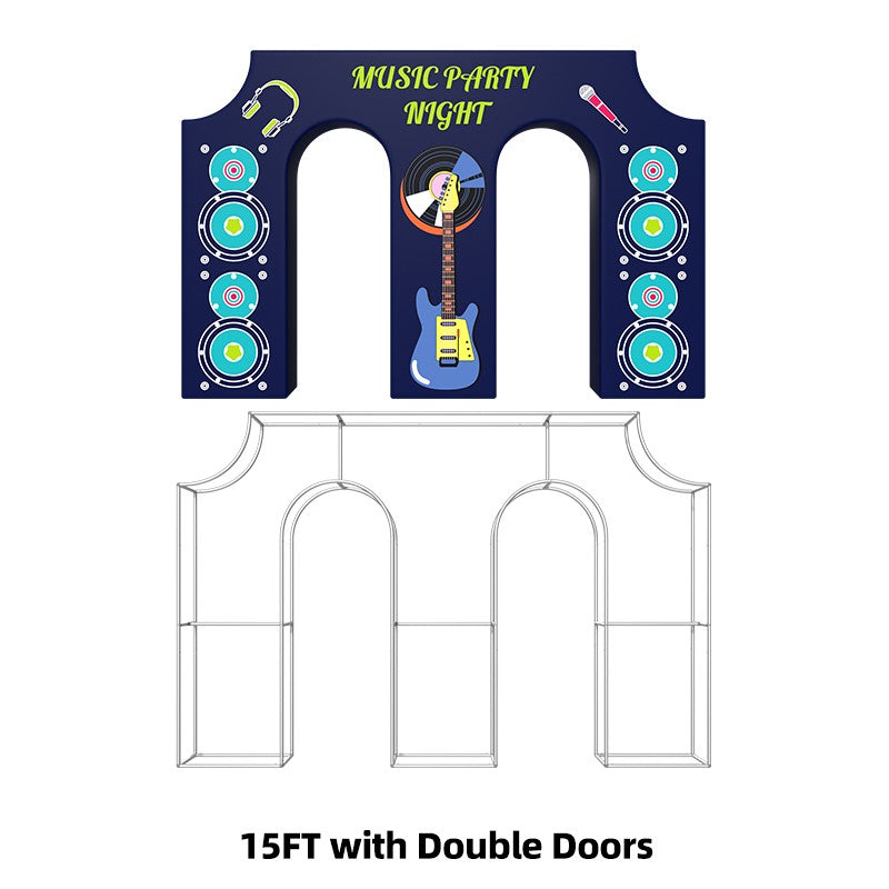 3D Triumphal Arch Backdrop