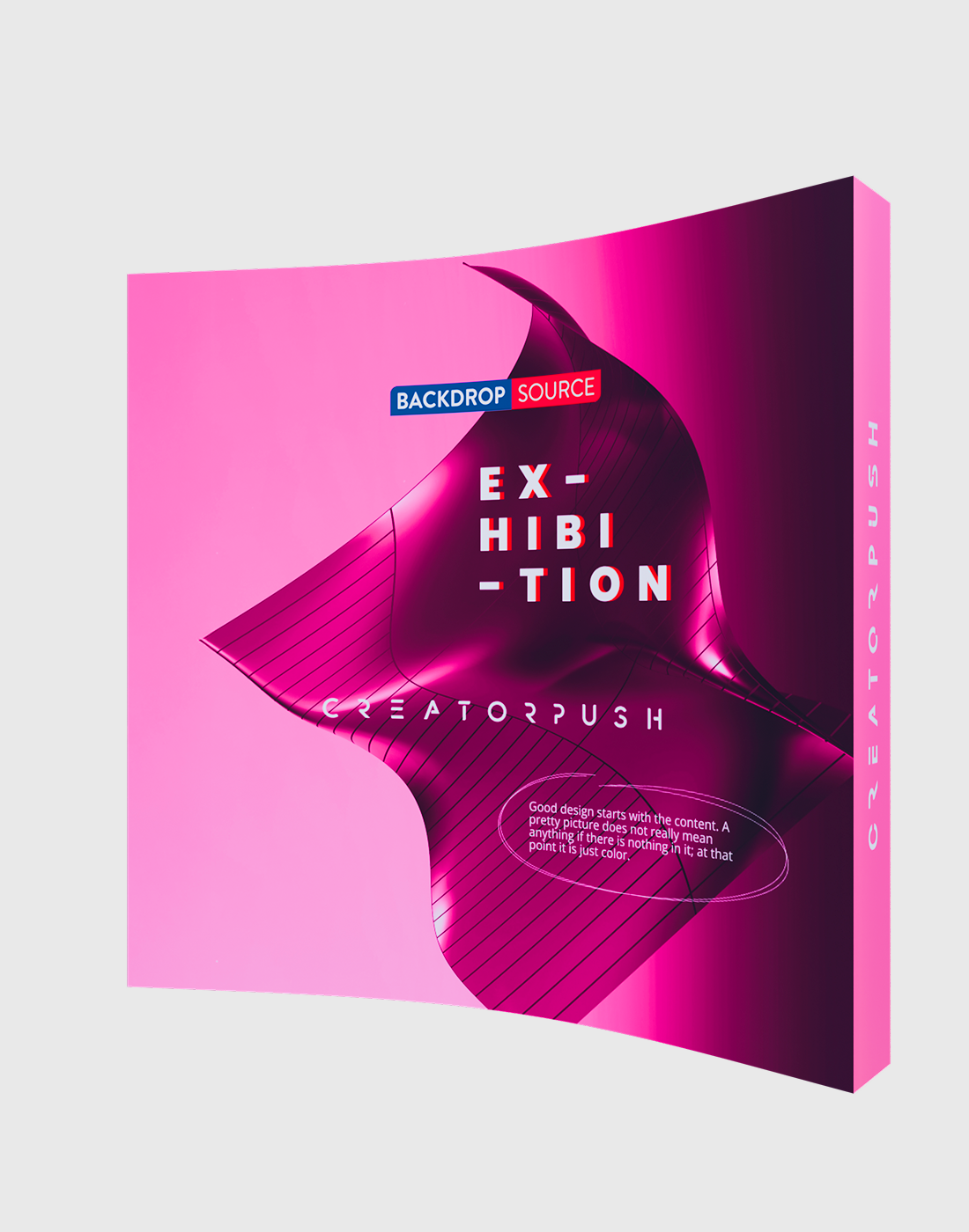 SEG Popup Curved Media Wall