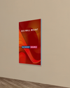 Wall-Mounted SEG Fabric display - 20mm Depth