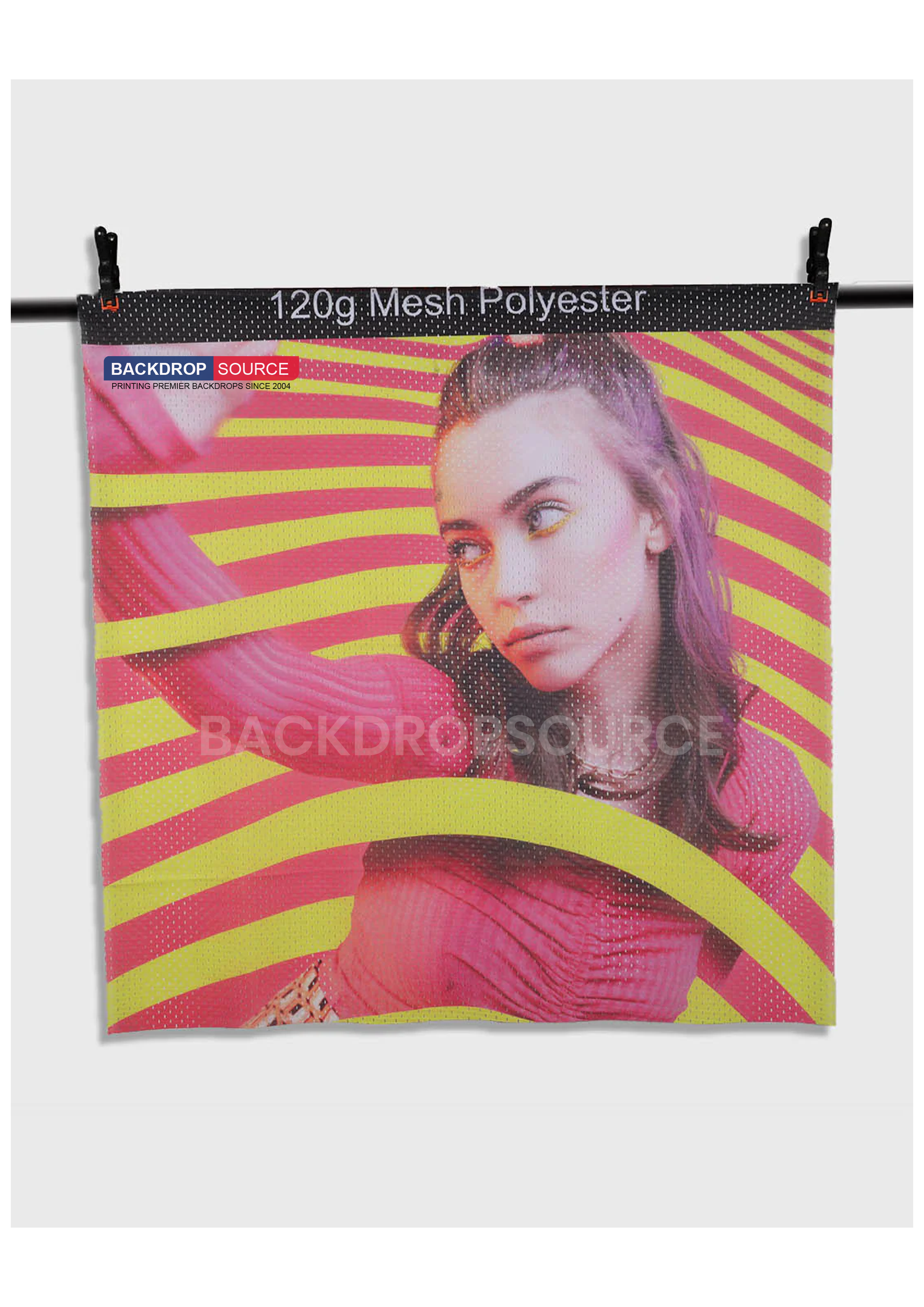 Airmesh Fabric Backdrop Printing