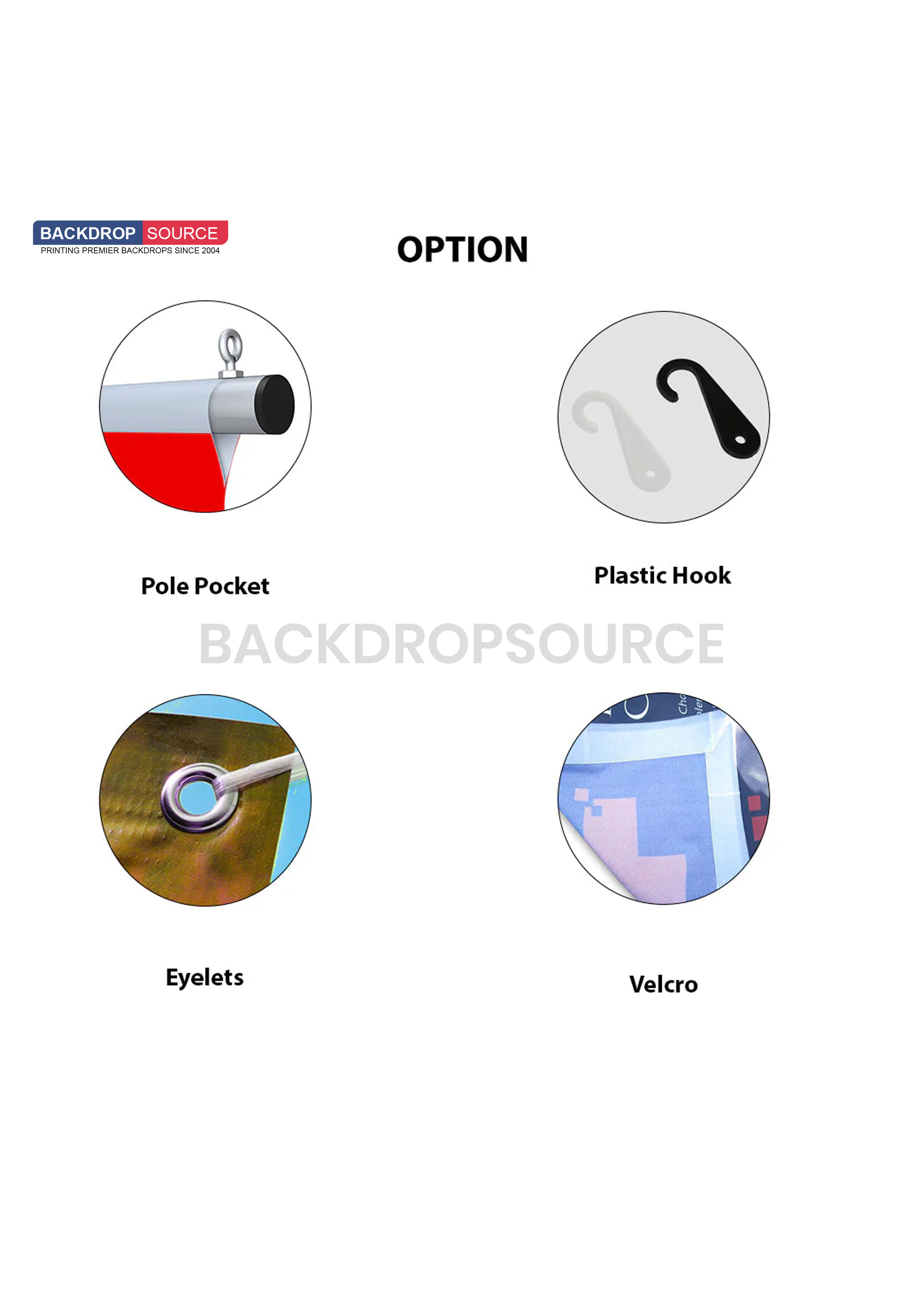 Ultra Sheer Fabric Backdrop Printing