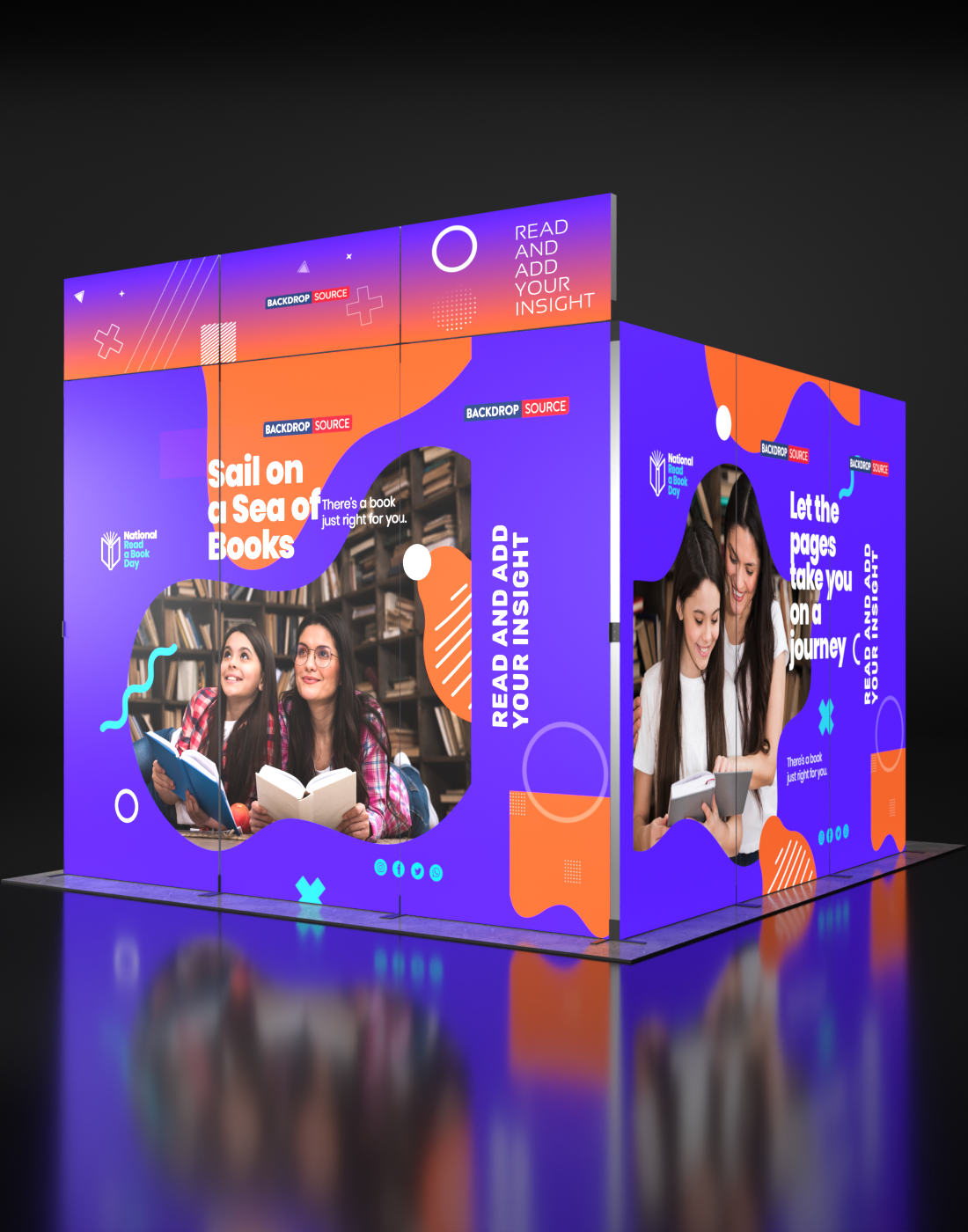 Foldable SEG Exhibition Display - Model 7