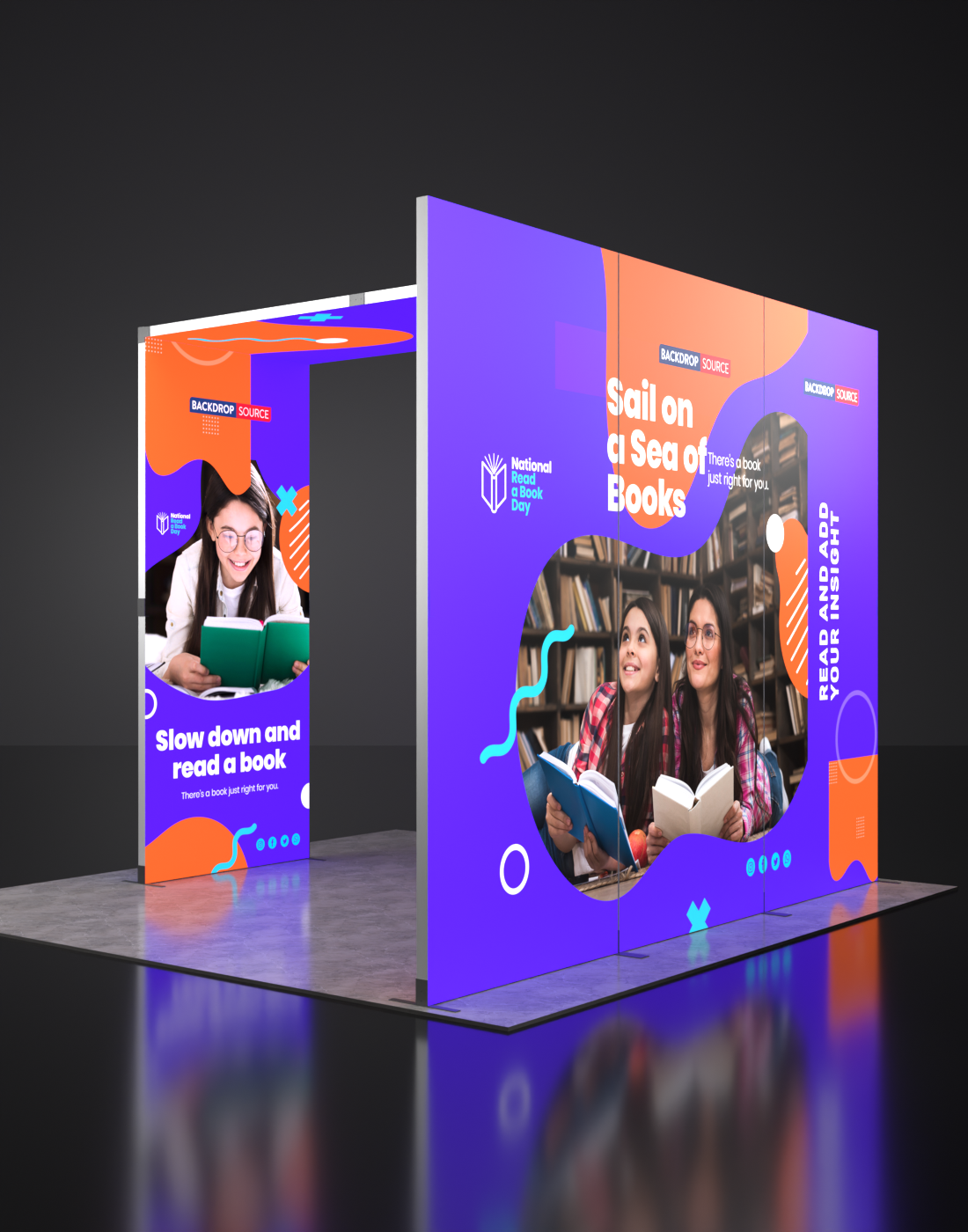 Foldable SEG Exhibition Display - Model 4