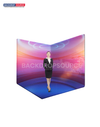 Custom Printed Trade Show Corner Booth (2 Walls)
