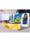 Compact 3mx3m Booth Kit with Backwall and Table Cover
