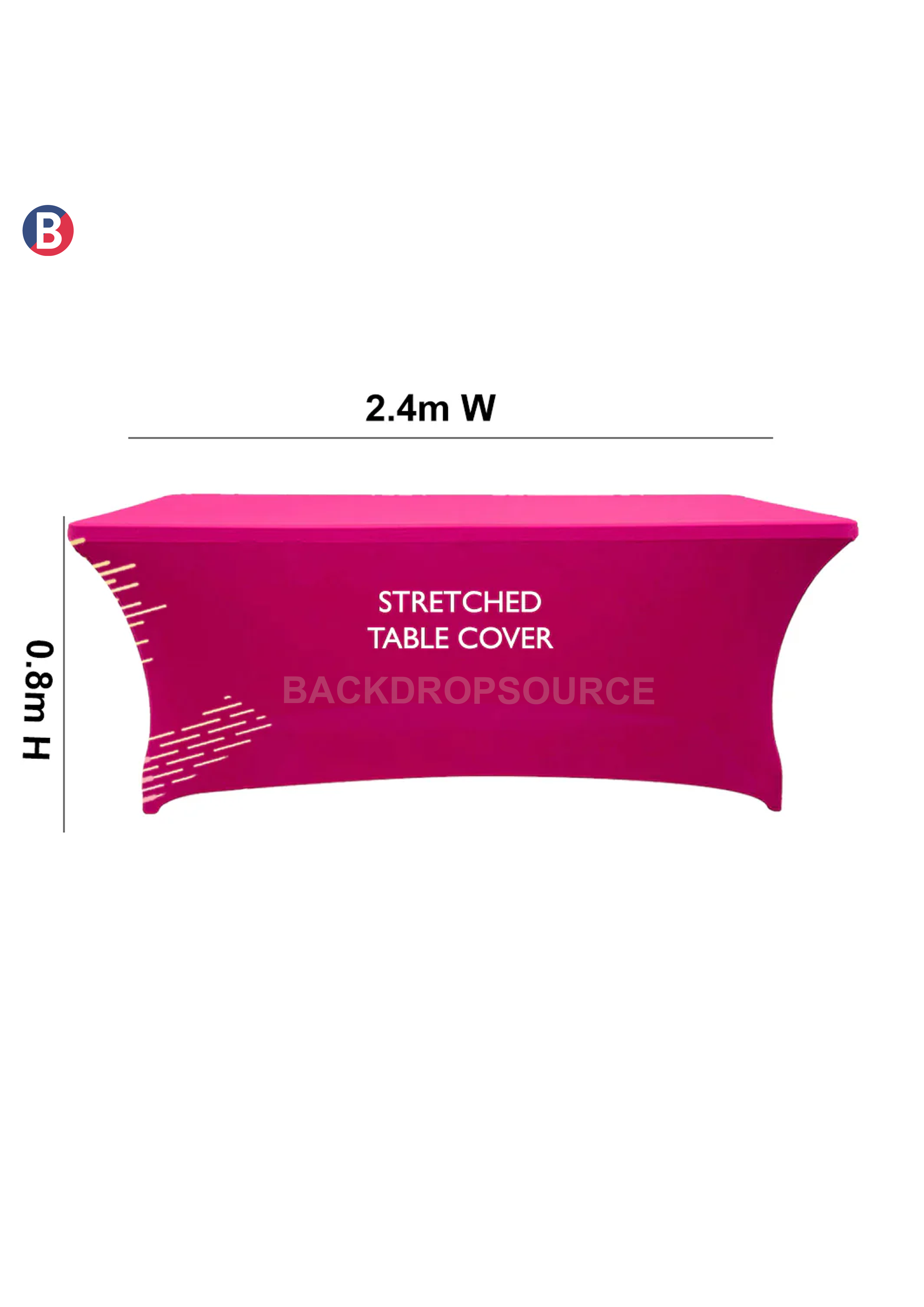 Compact 3mx3m Booth Kit with Backwall and Table Cover