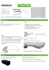 Curved Tension Portable Media Wall