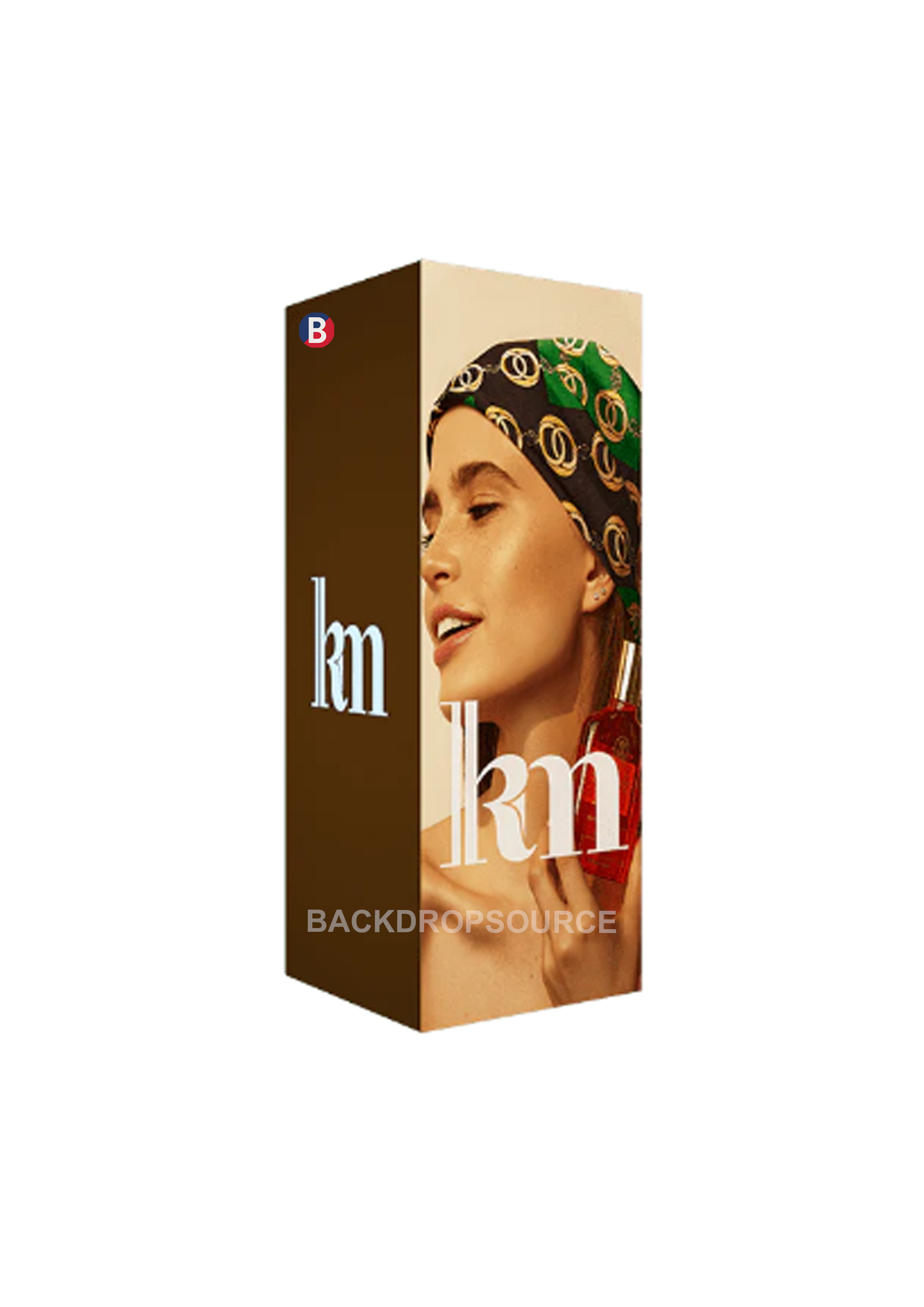 Modular EZ Cubic Fabric Tower Display