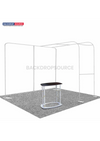Economy L Arch TV Display Exhibition Kit for 3m Wide Booths